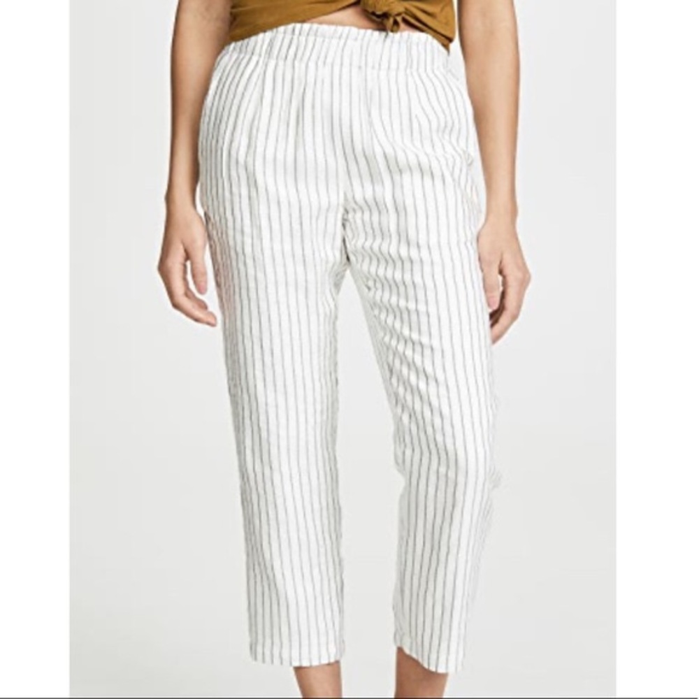 Joie Araona Striped Ankle Pants-Small